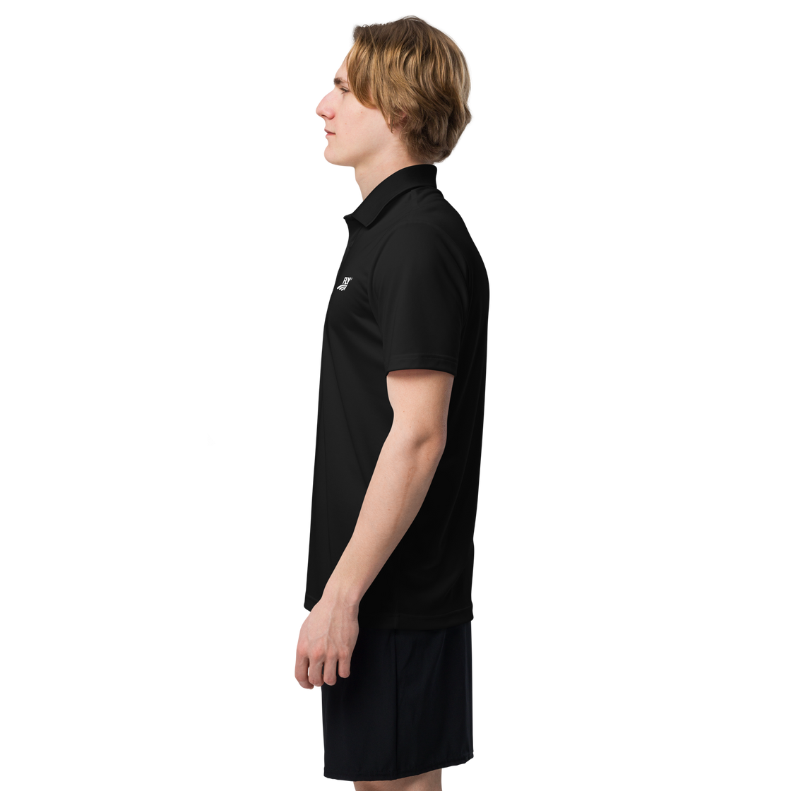 FLY³ Premium Polo Shirt collaboration with adidas | Flycube™