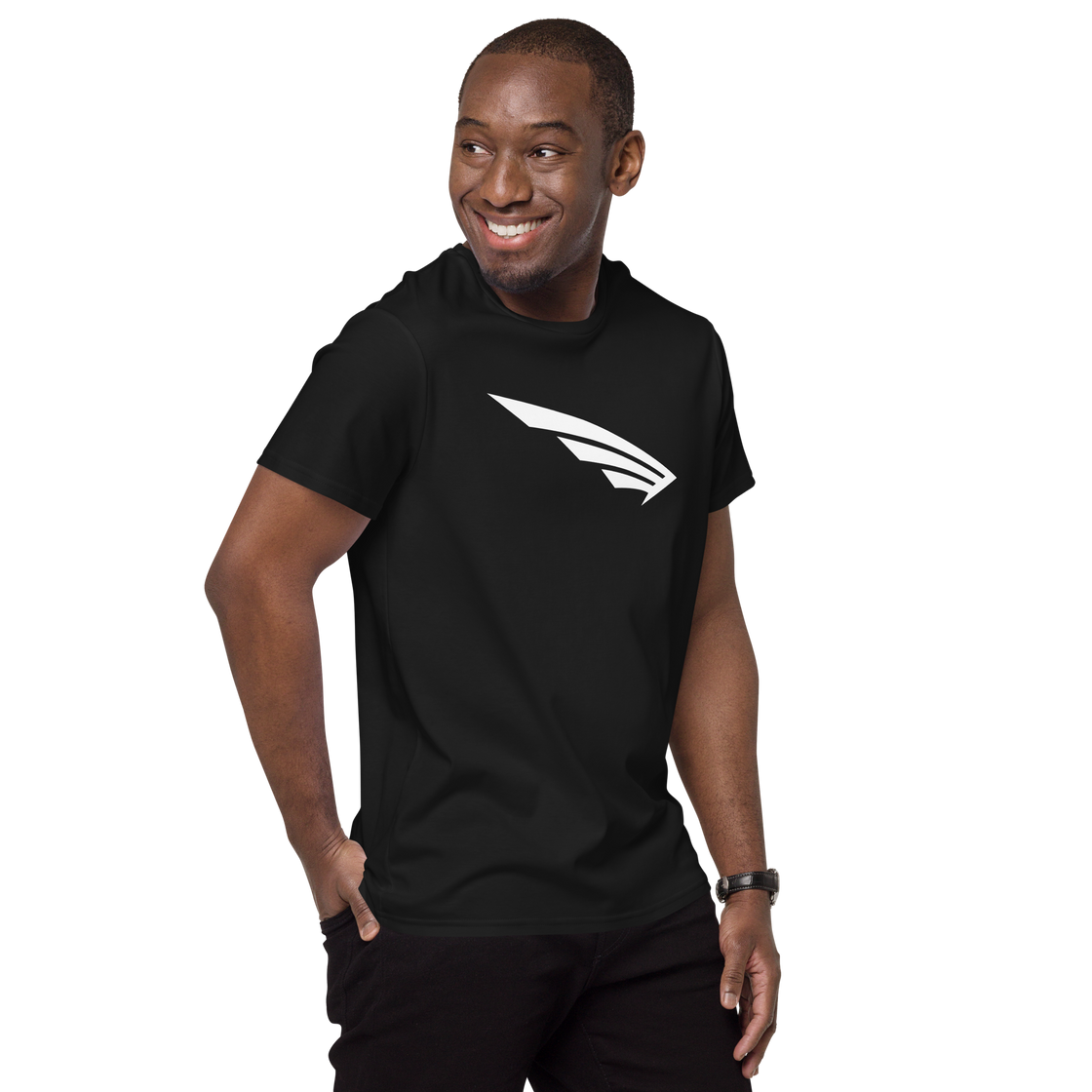 FLY³ Men's premium cotton t-shirt  | Flycube™