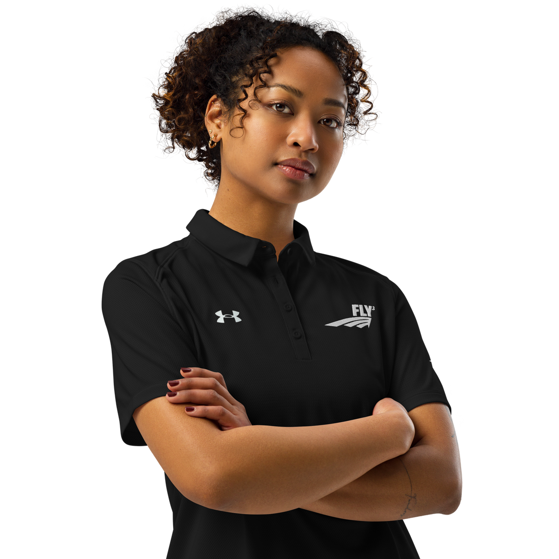 FLY³ women’s polo collaboration with Under Armour®  | Flycube™