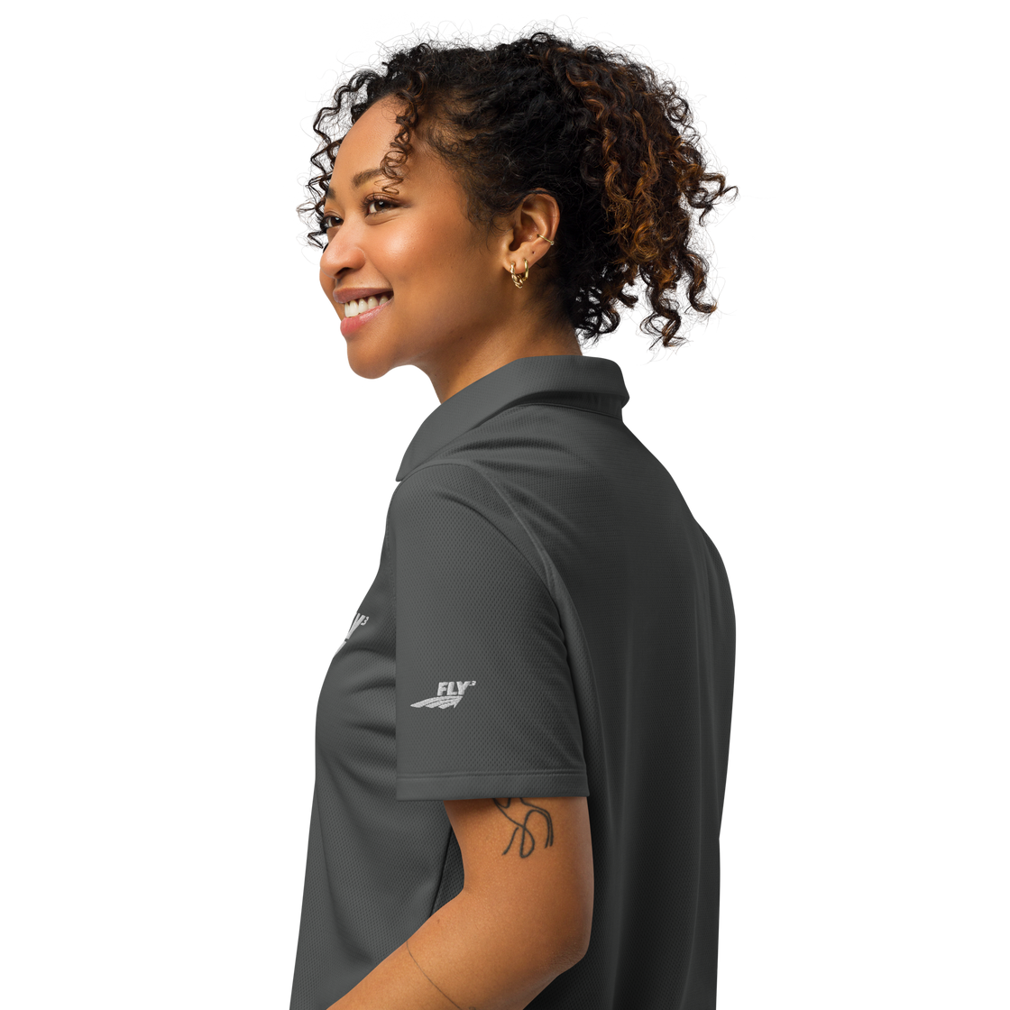 FLY³ women’s polo collaboration with Under Armour®  | Flycube™