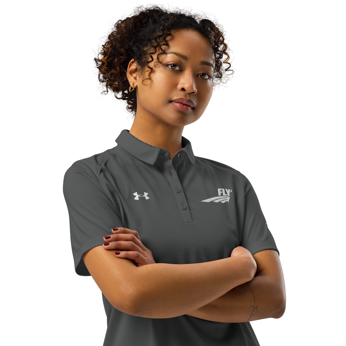 FLY³ women’s polo collaboration with Under Armour®  | Flycube™