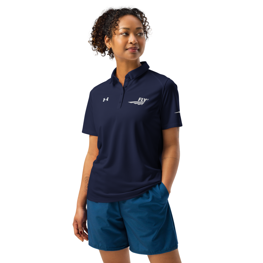 FLY³ women’s polo collaboration with Under Armour®  | Flycube™