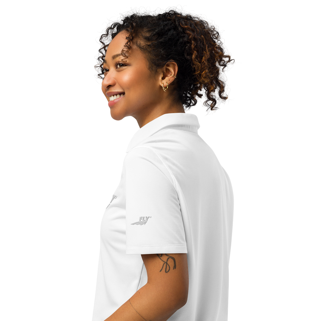 FLY³ women’s polo collaboration with Under Armour®  | Flycube™