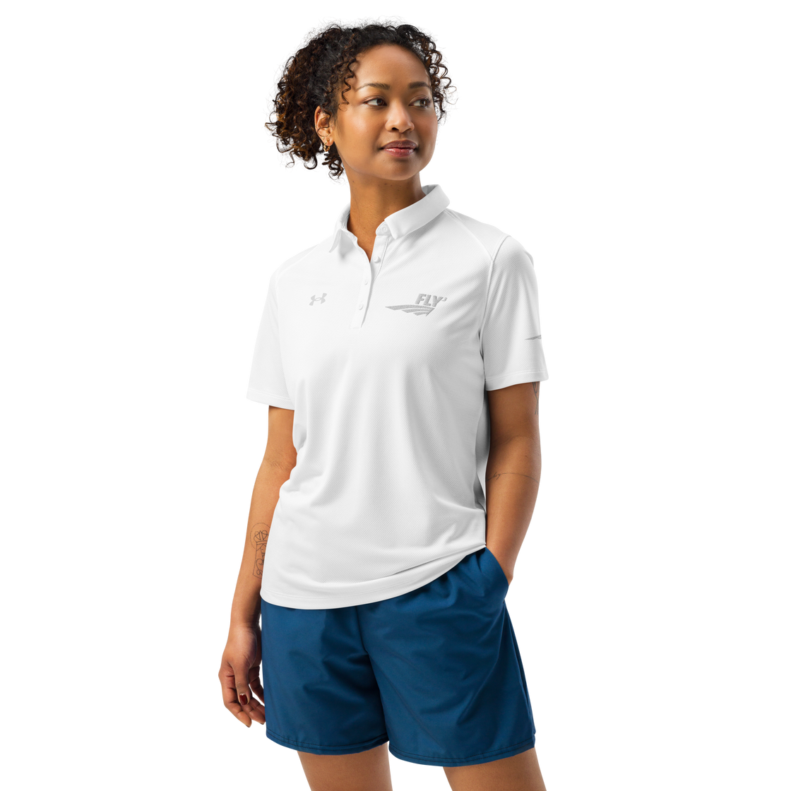 FLY³ women’s polo collaboration with Under Armour®  | Flycube™