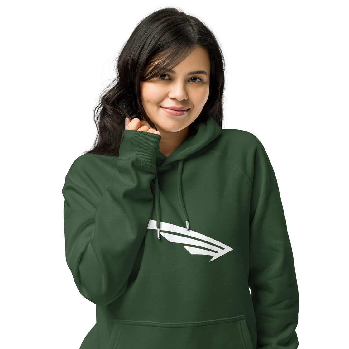 FLY³ eco raglan hoodie for women | Flycube™