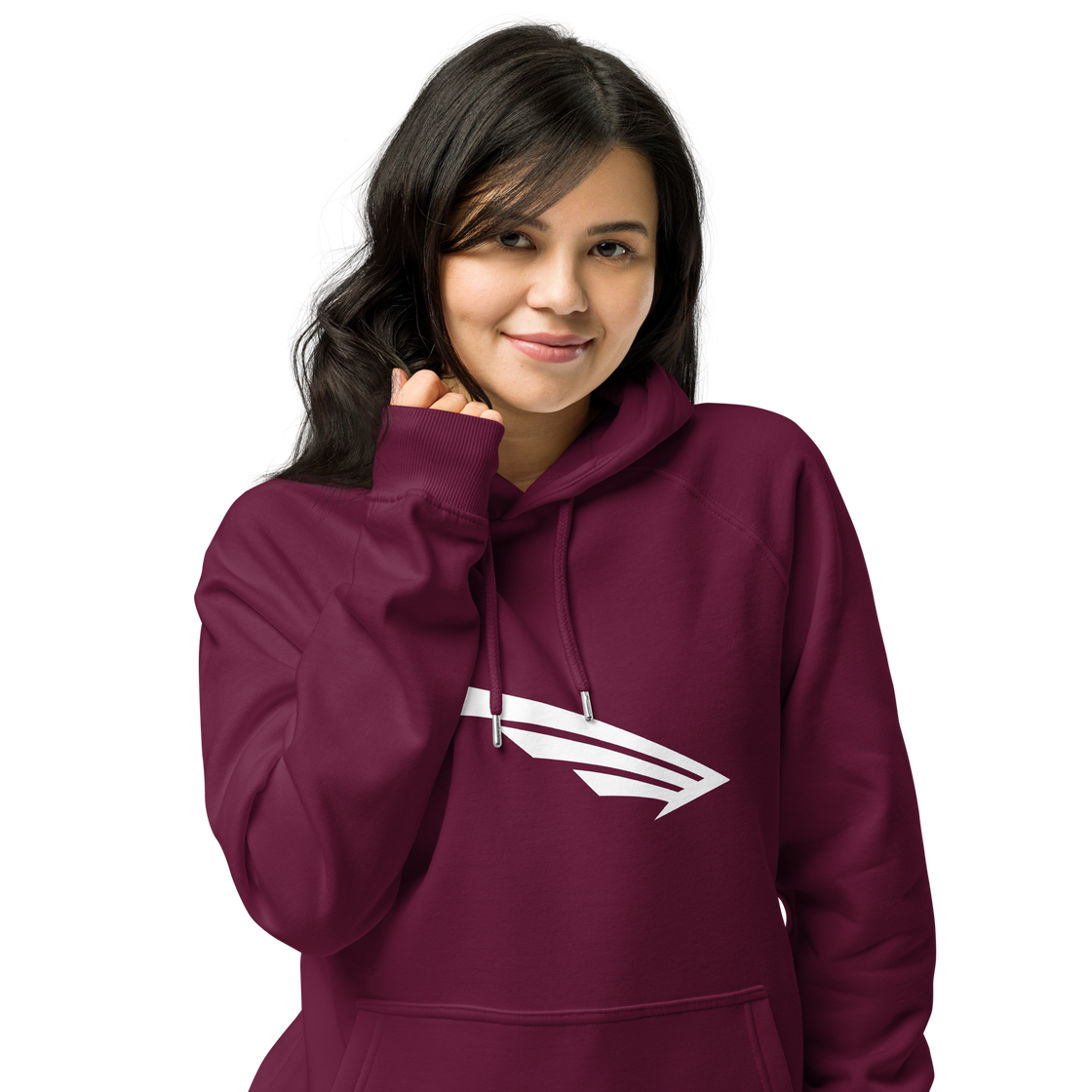 FLY³ eco raglan hoodie for women | Flycube™