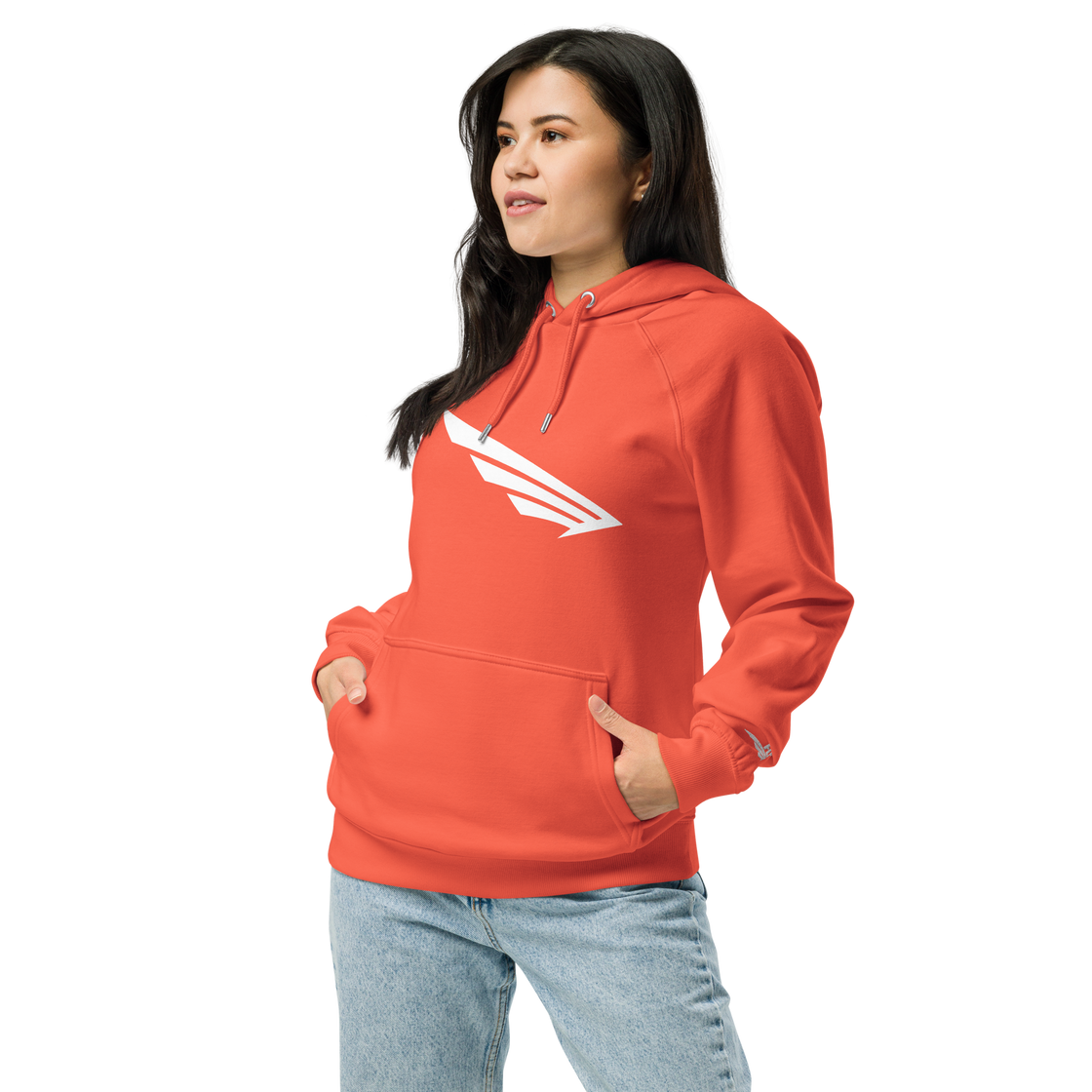 FLY³ eco raglan hoodie for women | Flycube™