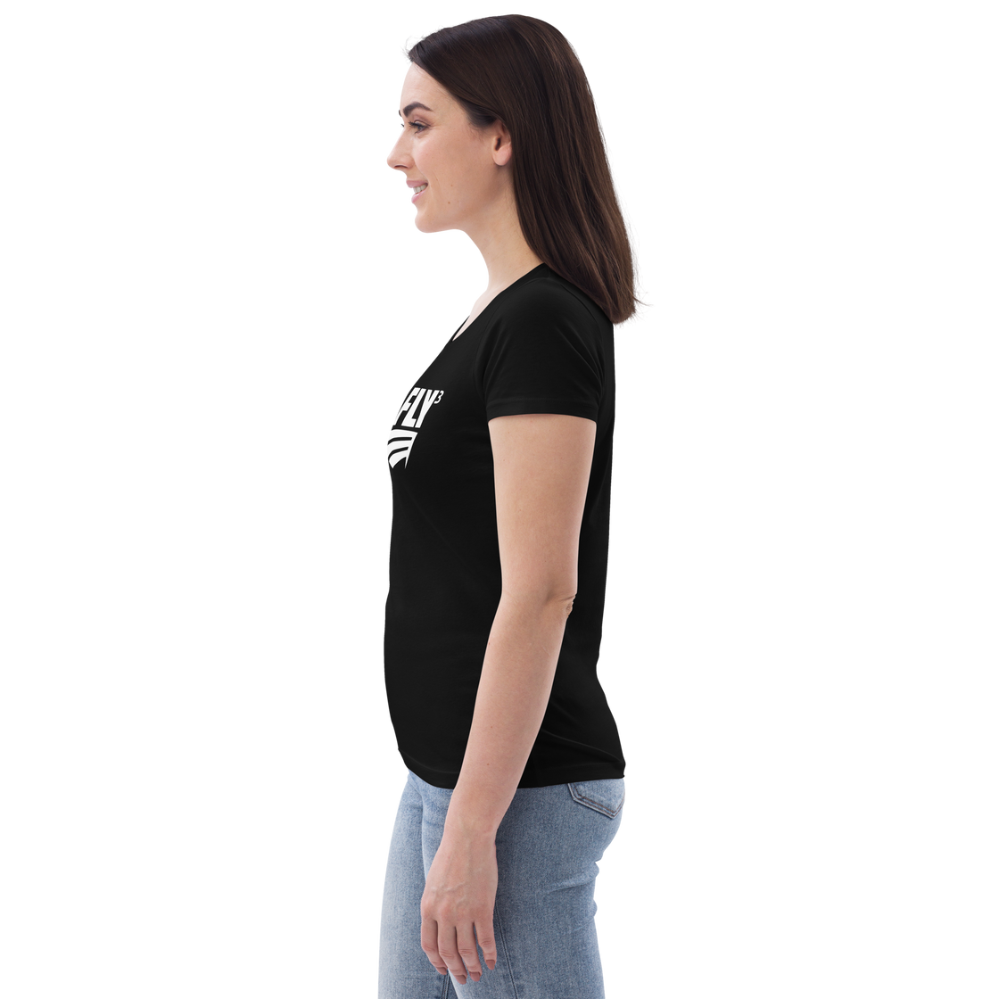 FLY³ Women's fitted eco tee | Flycube™