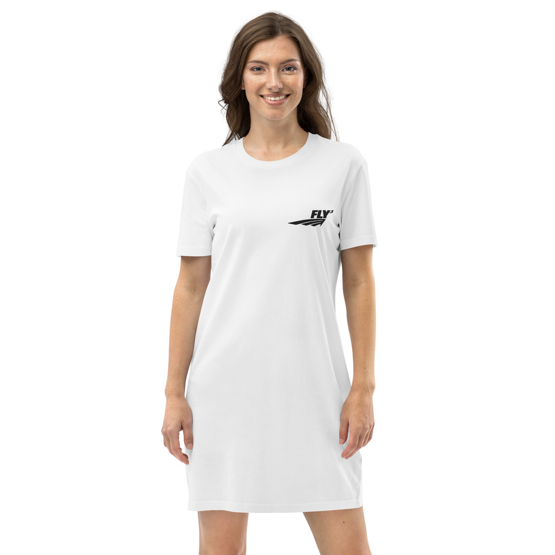 FLY³ Organic cotton t-shirt dress  | Flycube