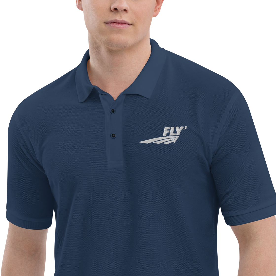 FLY³ Men's Premium Polo | Flycube