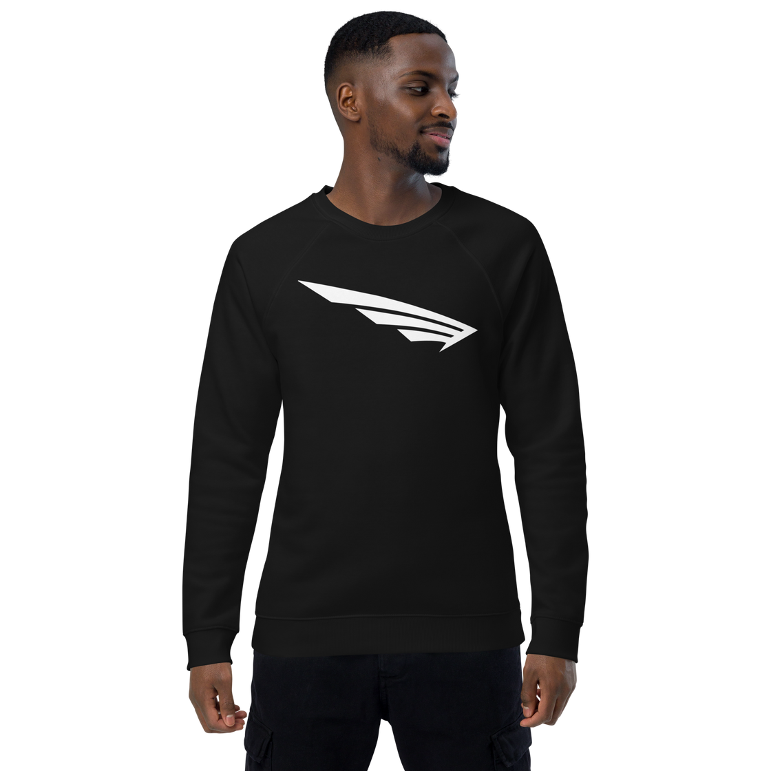 FLY³ organic raglan sweatshirt | Flycube