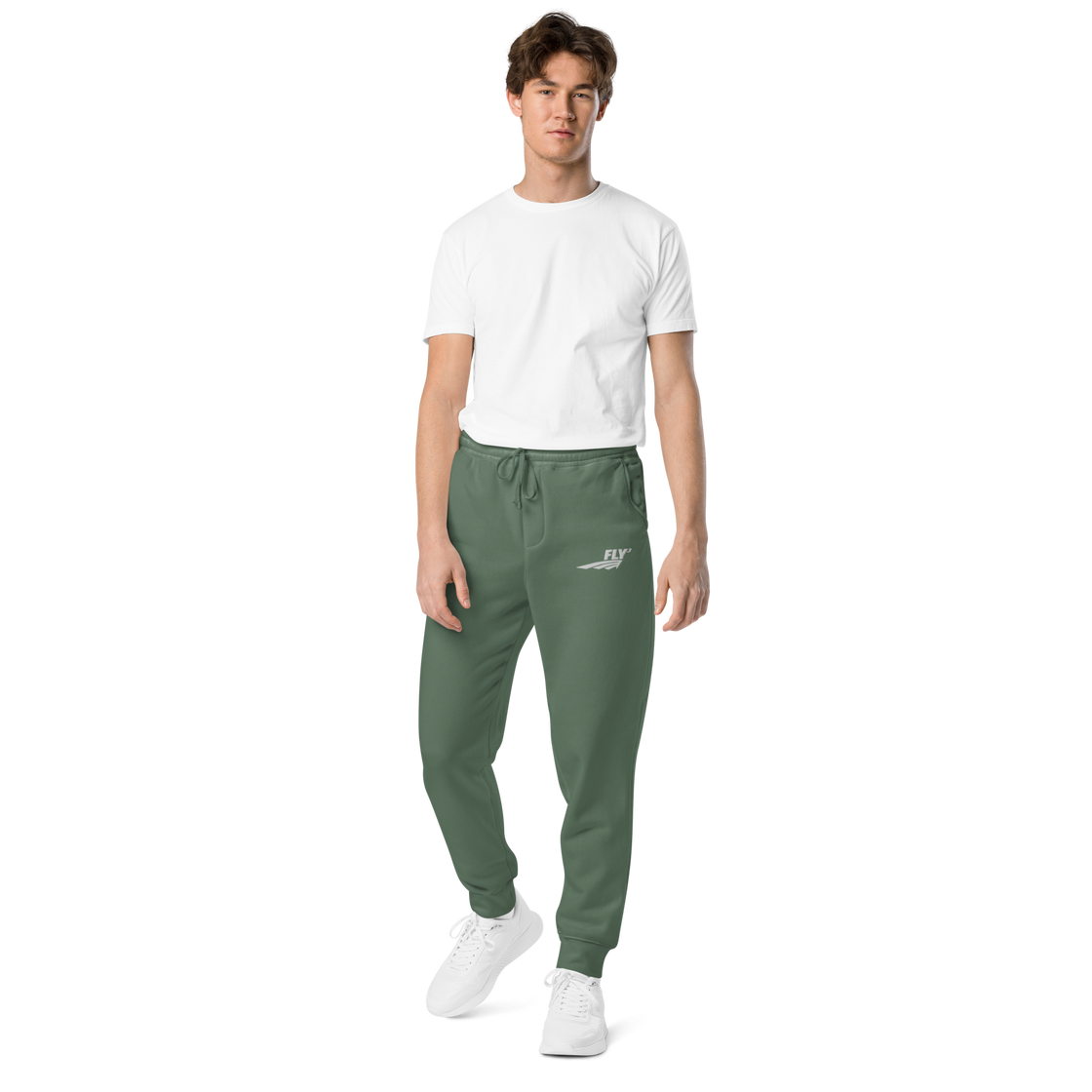 FLY³ pigment-dyed sweatpants | Flycube