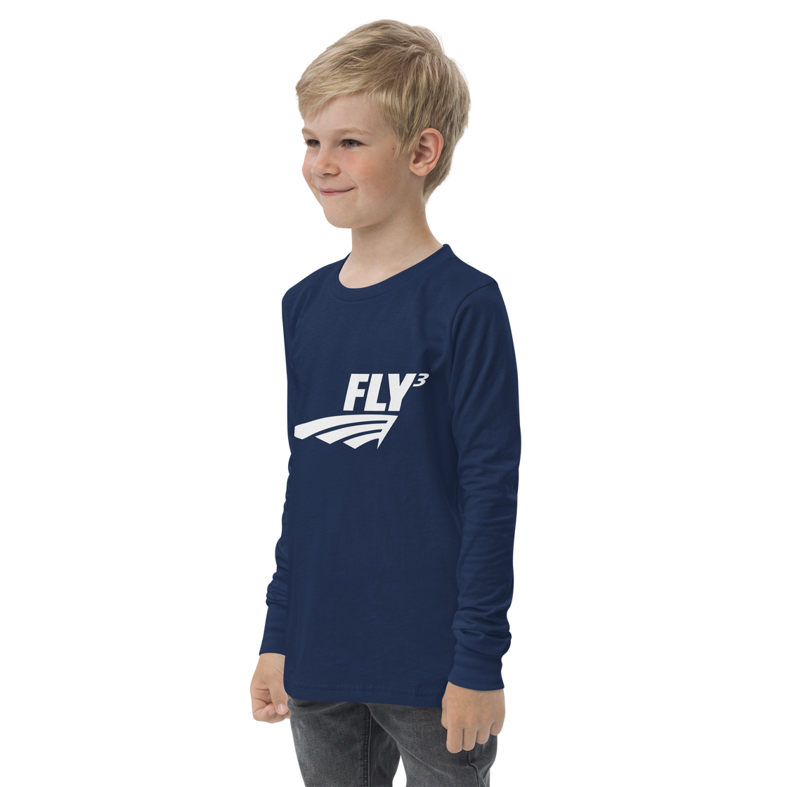 FLY³ Youth long sleeve tee | Flycube