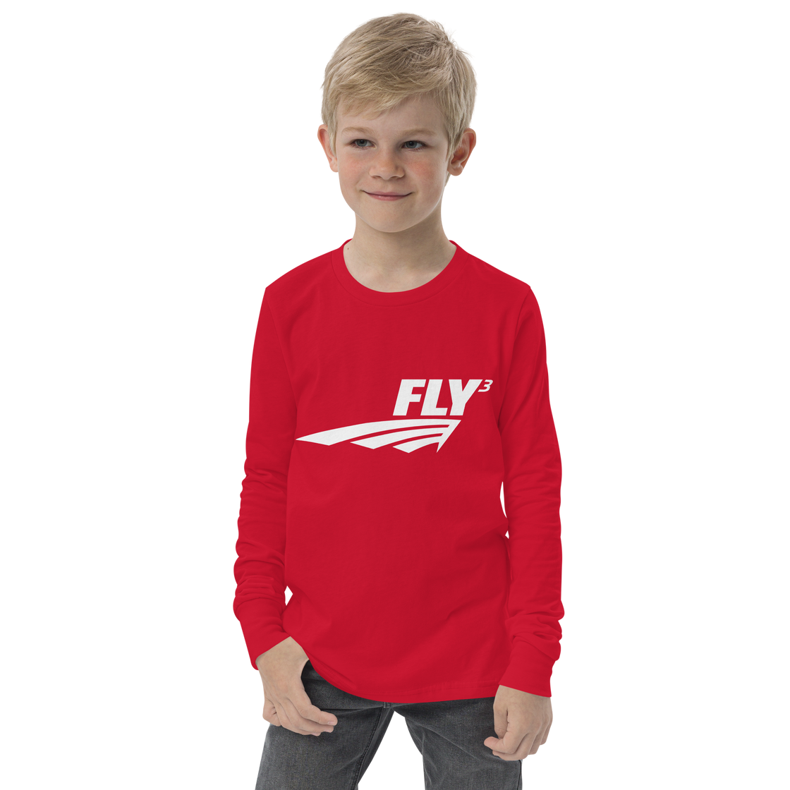 FLY³ Youth long sleeve tee | Flycube